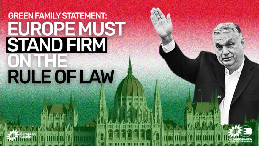 Green Family statement at #EGPCongress

"Autocrats, oligarchs and far-right are seeking to undermine the pillars of democracy, the rule of law &amp; the freedoms we cherish.

That's why it is essential that EU member states stand firm on the rule of law."

👉 bit.ly/3VM9PBR