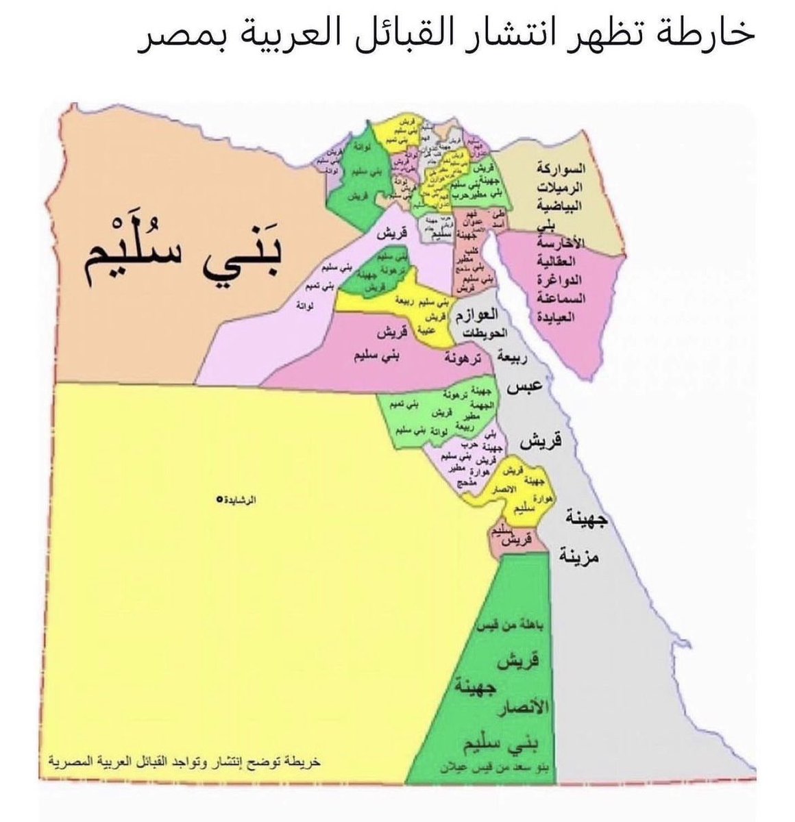 القبائل العربية في #مصر