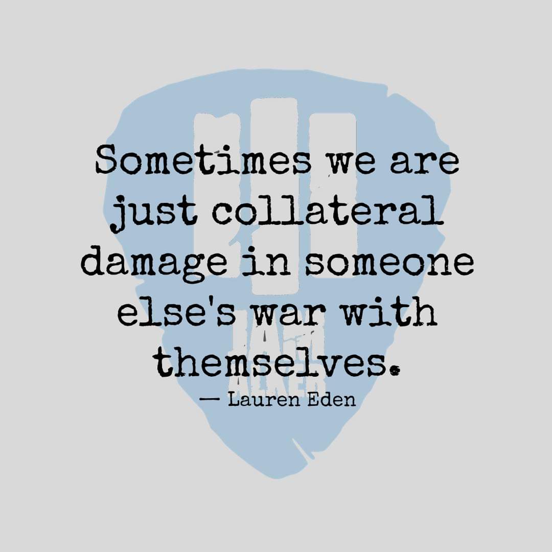 Be kind to everyone. We all have our battles.  Remember though that you are the main character in your story so write a good one. 
#LaurenEden