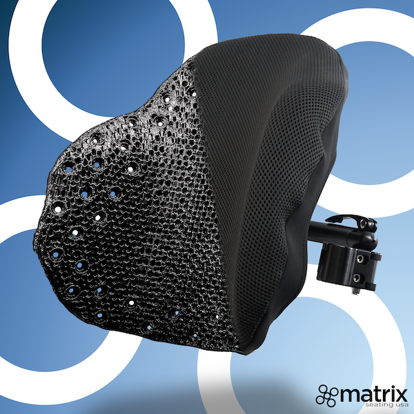 matrixseatingUS's tweet photo. Matrix Seating has been hard at work behind the scenes revolutionizing the custom seating industry. Introduced in Sept of 2021, our industry first 3D printed backs are breathable and supportive! Our mission is to provide customers with a happy, and independent life. #wheelchair https://t.co/GoyDy9y2aB