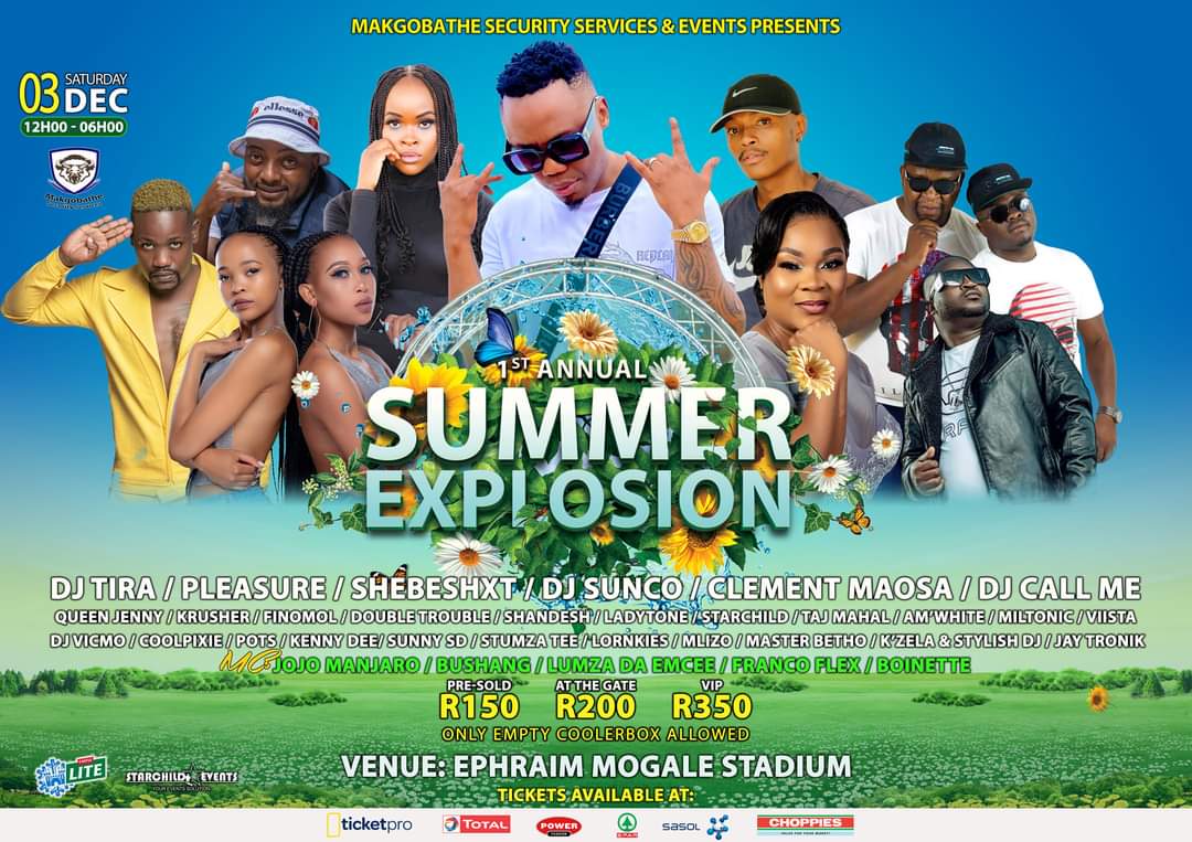 SediLakaMusic's tweet photo. 1st Annual #SummerExplosion 🔥

@finomol_ @clementmaosa @DJTira https://t.co/v01zSMMLMb
