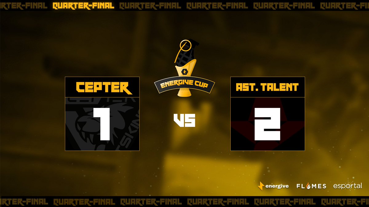 Energive Cup (@energivecup) on Twitter photo .<a href="/AstralisCS/">Astralis Counter-Strike</a> Talent finish up <a href="/CEPTERBITSKINS/">CEPTER BITSKINS</a> on the third map and move on to tomorrow's semi-final.⚡️ .<a href="/AstralisCS/">Astralis Counter-Strike</a> Talent finish up <a href="/CEPTERBITSKINS/">CEPTER BITSKINS</a> on the third map and move on to tomorrow's semi-final.⚡️