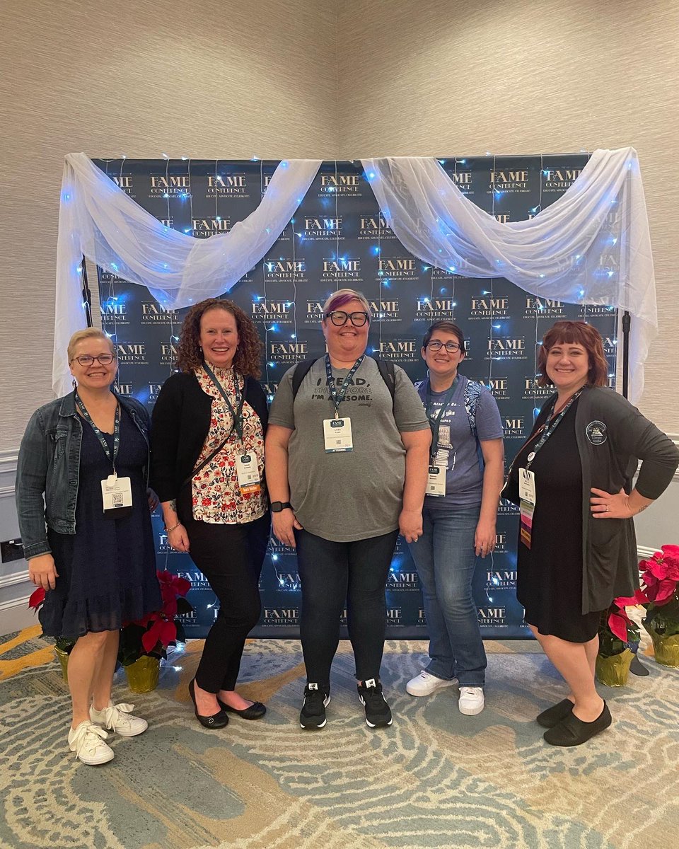 LibraryladyV's tweet photo. First FAME conference in the book 📚 and I’m hooked. Our state reps are proactively working for our kids on behalf of school library media specialist and I couldn’t be prouder to be apart of such a great organization. Here are some highlights from the past few days. https://t.co/G8AOTkUWWh
