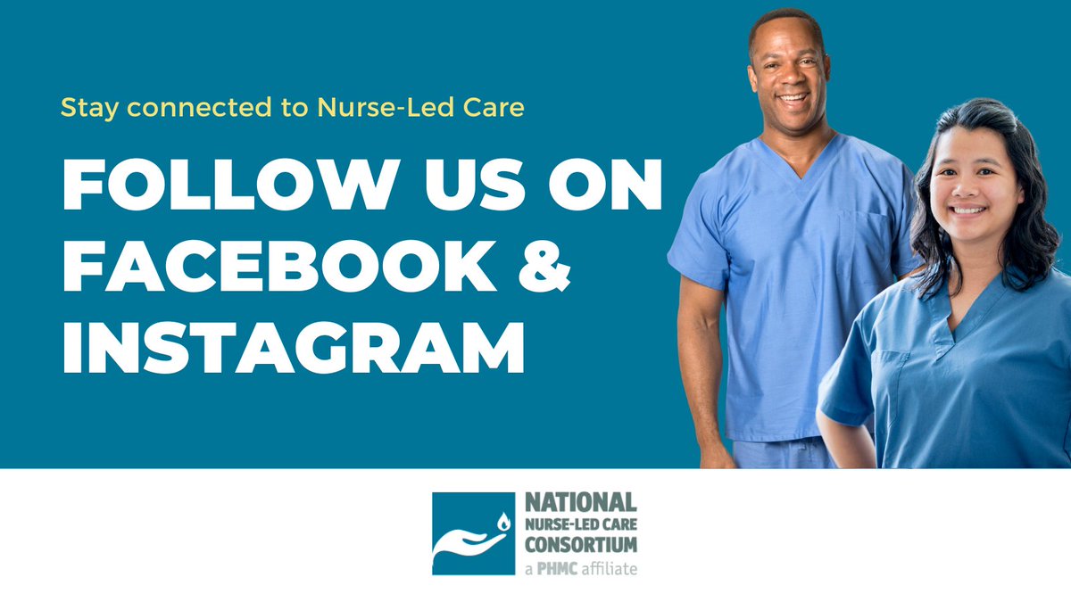 Don't forget to follow us on Facebook and Instagram! We share free #NurseLedCare resources, policy updates, COVID-19 information and more: instagram.com/nurseledcare/ &amp; facebook.com/nursingclinics