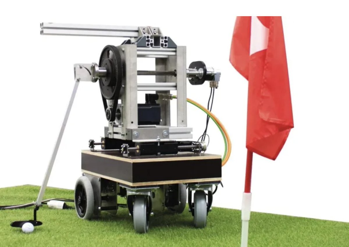 RoboticsPrime's tweet image. Golfing robots? A little putting fun for your Saturday morning. #Primerobotics insiderintelligence.com/content/half-o…