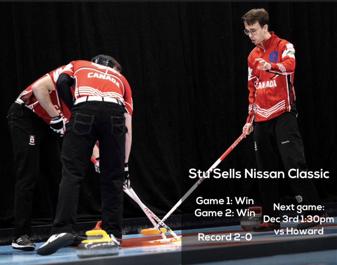 We’re off to a great start at the Stu Sell’s Nissan Classic in Brantford! Two wins on day 1 has put us into the A-final at 1:30pm EST against Team Howard. Check out the team Facebook for the live stream of the game!
