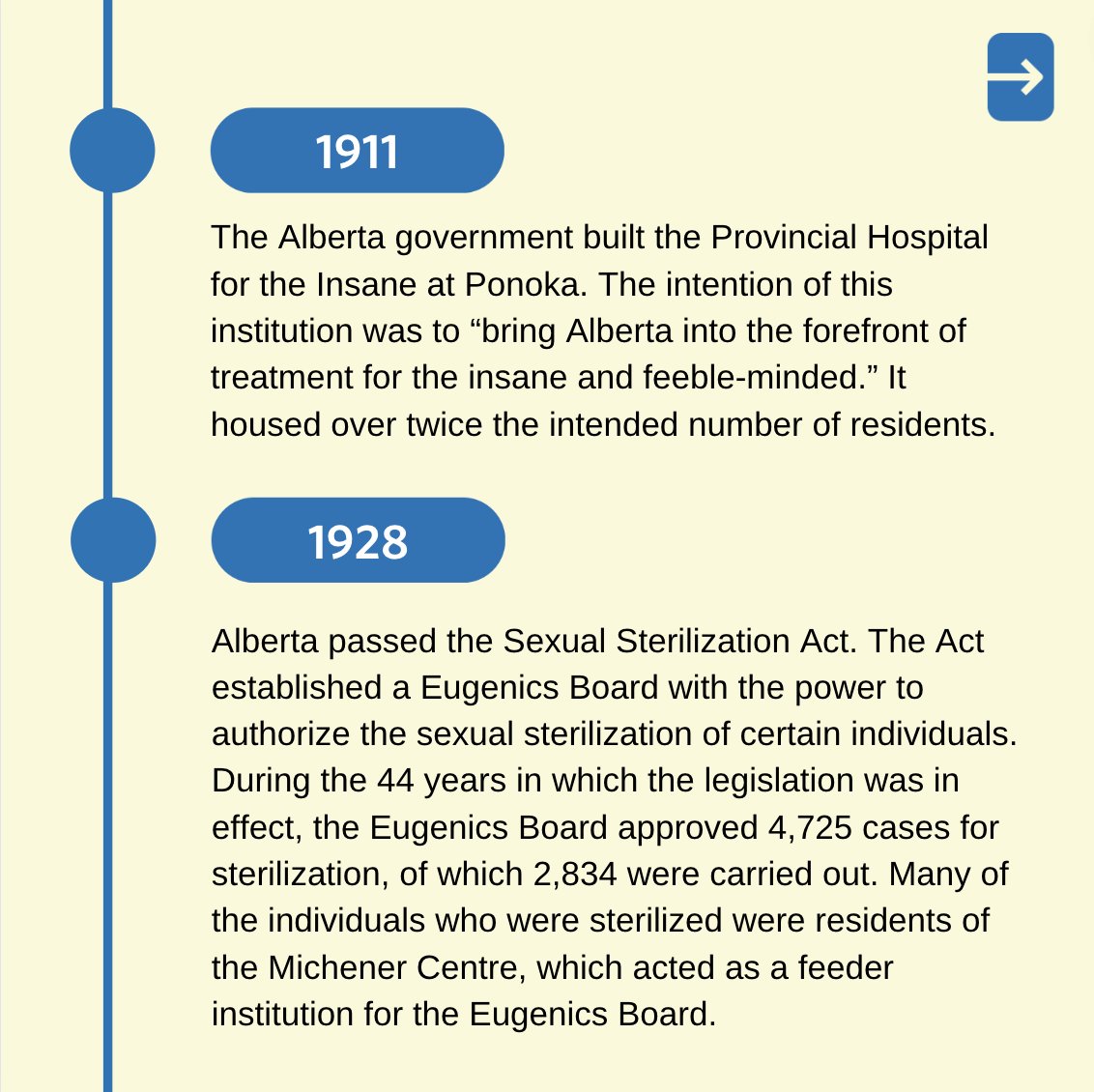 jhcentre's tweet image. Today, December 3rd is the International Day of Persons with Disabilities. Today we present a sneak peek into the timeline that challenges the narrative around people with disabilities. This is a snapshot of Canadian history and disability. 

Learn more: ow.ly/8R0S50LTEYy