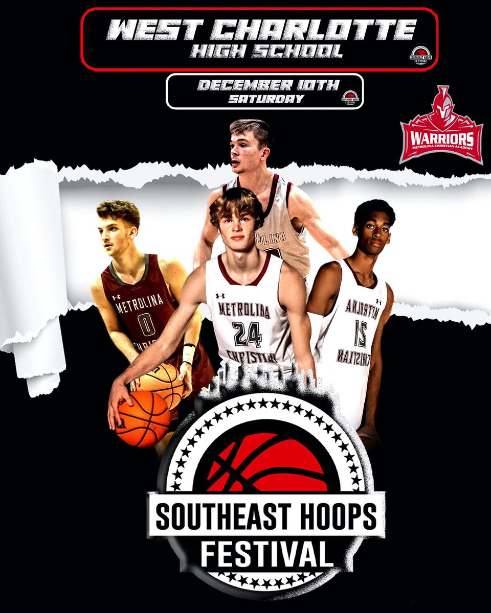 SEHoopsFestival's tweet photo. Charlotte, NC are you READY to see Metrolina Christian at the Southeast Hoops Festival December 10th? 🔥🍿 https://t.co/SlKG3qemI4