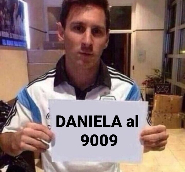 y si te lo pide el? DANIELA AL 9009