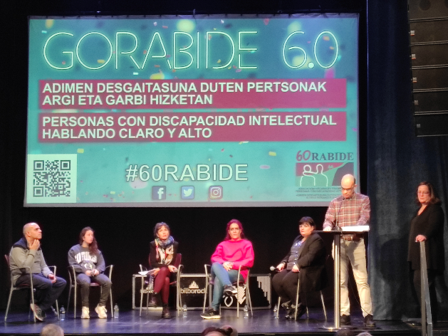 Gorabide's tweet photo. ▶️ Fede Gil: "Queremos que cada vez haya más personas accesibles. Gente que se acerque a nosotras sin ideas preconcebidas, estereotipos o prejuicios, y que nos ayuden a formar parte de la sociedad en igualdad de condiciones. Y ser protagonistas de los cambios".
#60RABIDE https://t.co/jf8H94hl9F