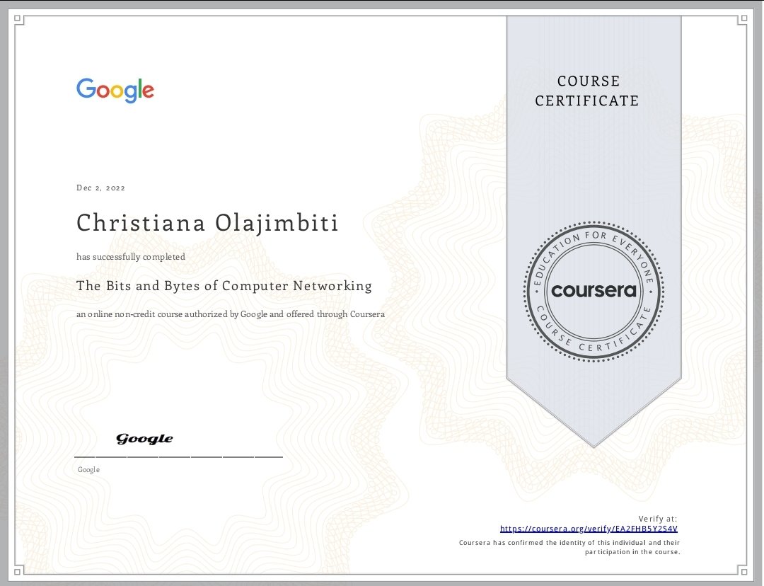 Chrisinelola's tweet photo. Combining Tech learning and Schooling has not been easy. Veterinary medicine and Cybersecurity are demanding. The funny part about both is you can't quit learning because of new knowledge are added daily.
I'm excited to earn this💙💙💙
#cybersecurity #googleitsupport #networking https://t.co/xSJJS9mj8L