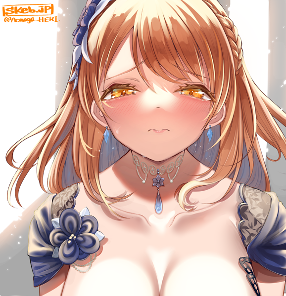 skeb130 加蓮ちゃん。エチチなので顔だけ👀 