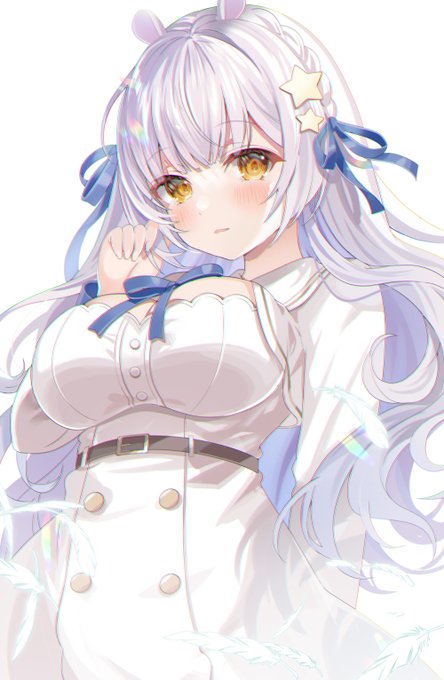 白髪の美少女Vtuber #おえかきみか  #羽村きみか 