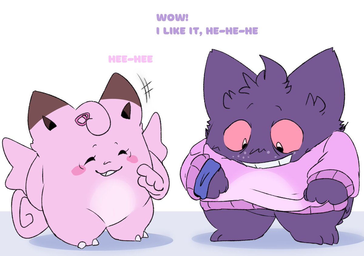 inky0flower's tweet photo. oh no
is it third of december already
#art #sketch #pokemon #gengar #clefable #ThirdOfDecember https://t.co/RPxizowwVC
