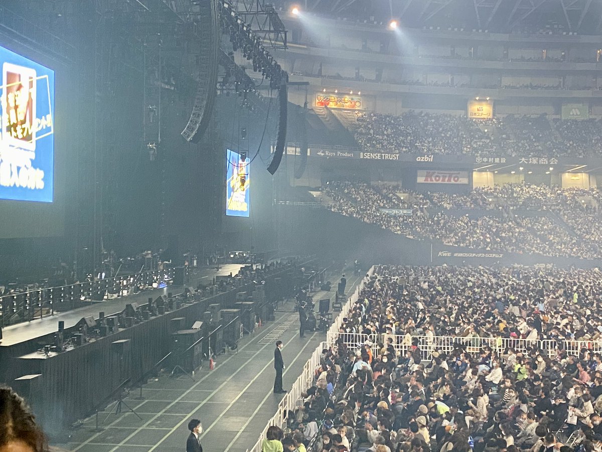 桑田佳祐 京セラドーム大阪ライブ。注釈付き席だったので、どんな席
