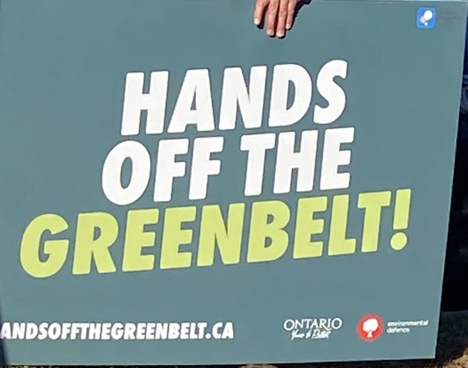 @SteveClarkPC Are you not listening? the PEOPLE say no to your plan!  Protests have been happening for weeks! This is not how we create affordable housing. #RepealBill23 #SaveOurGreenbelt #StopSprawl #SaveOurStreams