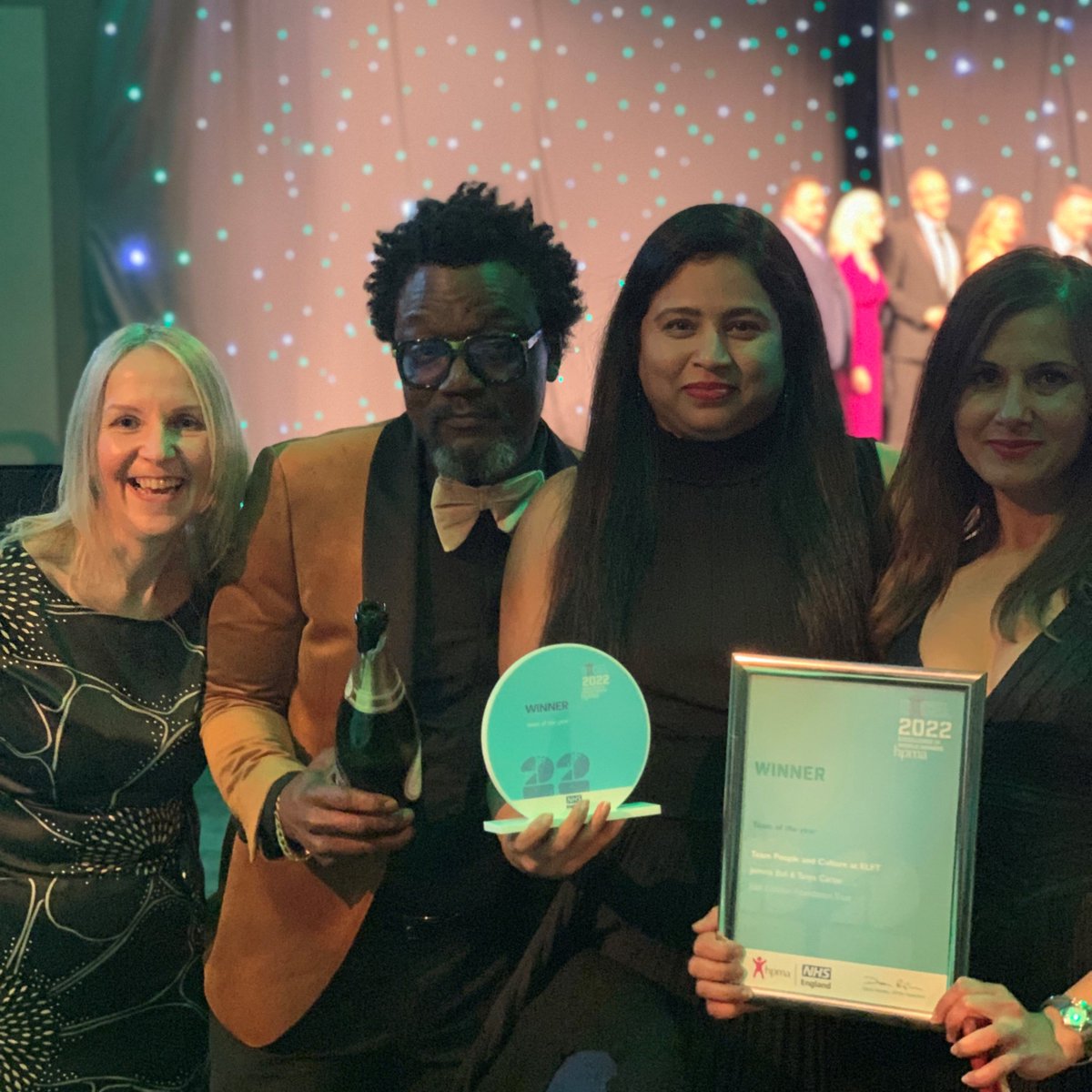 SanapArch's tweet photo. We Won! Team of the year 2022!!!
People & Culture team @NHS_ELFT.
Big shout out to all ELFT People & Culture colleagues.
It is an honour and privilege to be part of an award-winning team #TeamELFT with inspiring leader @Tanyamcarter
Thank you @HPMA_National for the recognition. https://t.co/I4OZXdYx0K