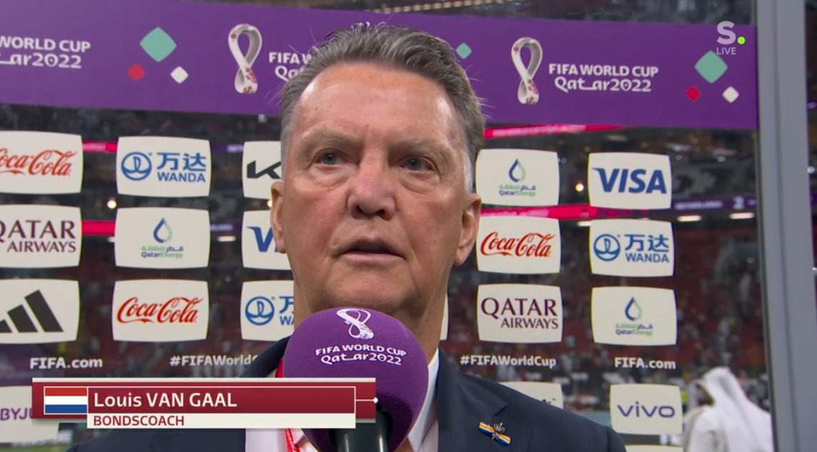 Louis van Gaal: ''It's scandalous. There were 24 fouls against us. That didn't decide the game but it is unacceptable.'' #NEDQAT #Qatar2022