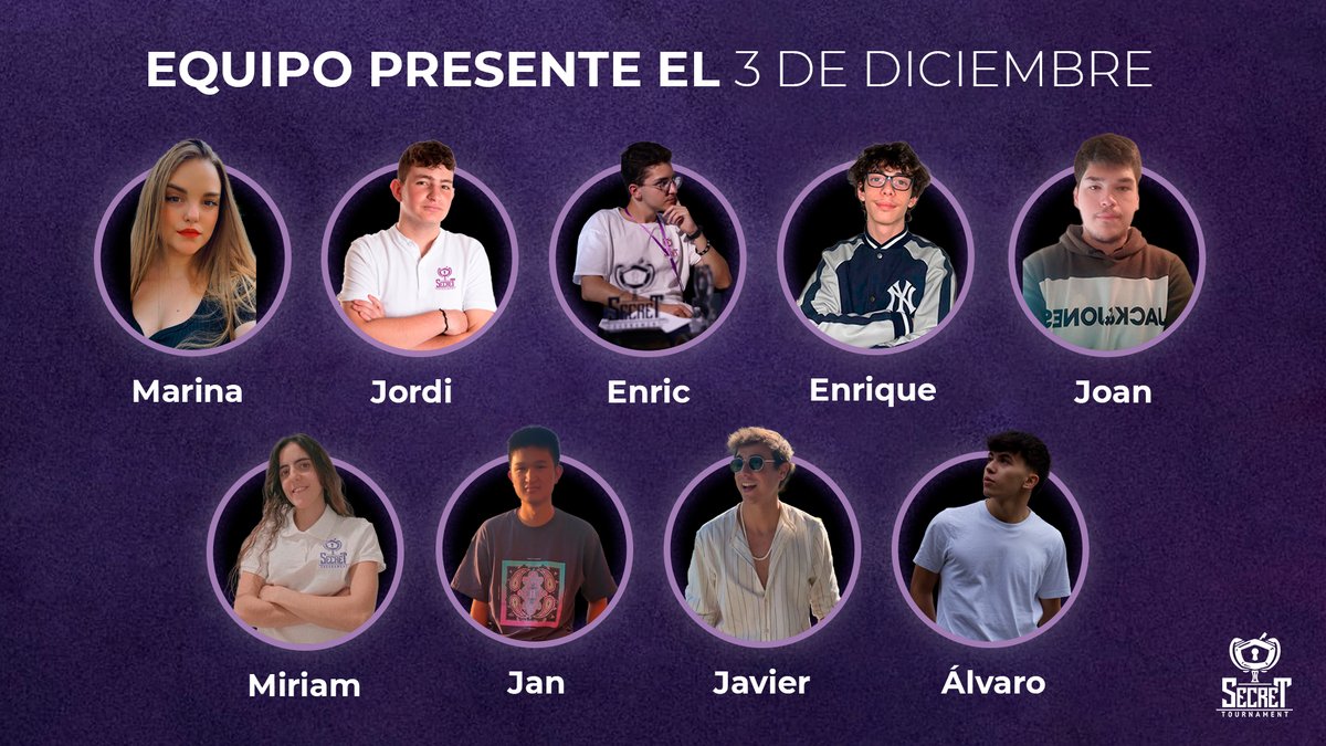 Queremos dar la bienvenida al equipo que estará acompañándonos hoy en la rueda de prensa para presentar los proyectos que tenemos preparados para 2023.

¡Os esperamos a las 16:00 CET en Twitch!💜

📎 twitch.tv/secrettourname…