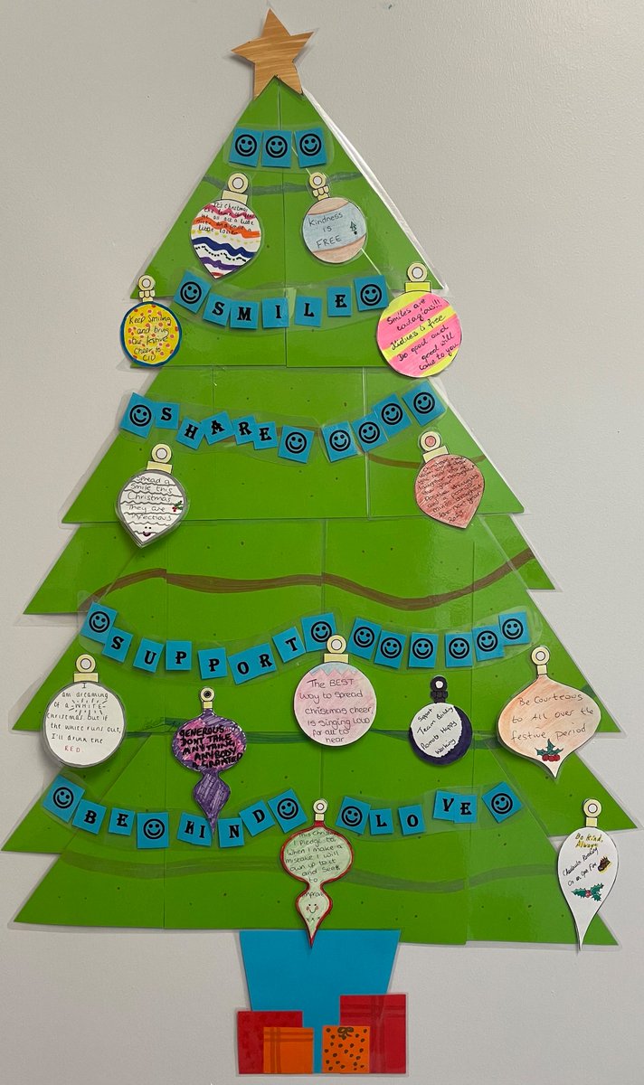 ChorleyCiu's tweet photo. Hope you are all having a lovely weekend 💙💙 We have created a Christmas tree with positivity baubles this week🎄☃️🎁❄️ Let’s all have a brilliant festive period 💝💝
@CIUFELLVIEW1 @LancsHospitals @LancsHospHandWB https://t.co/Z6AESe32jV
