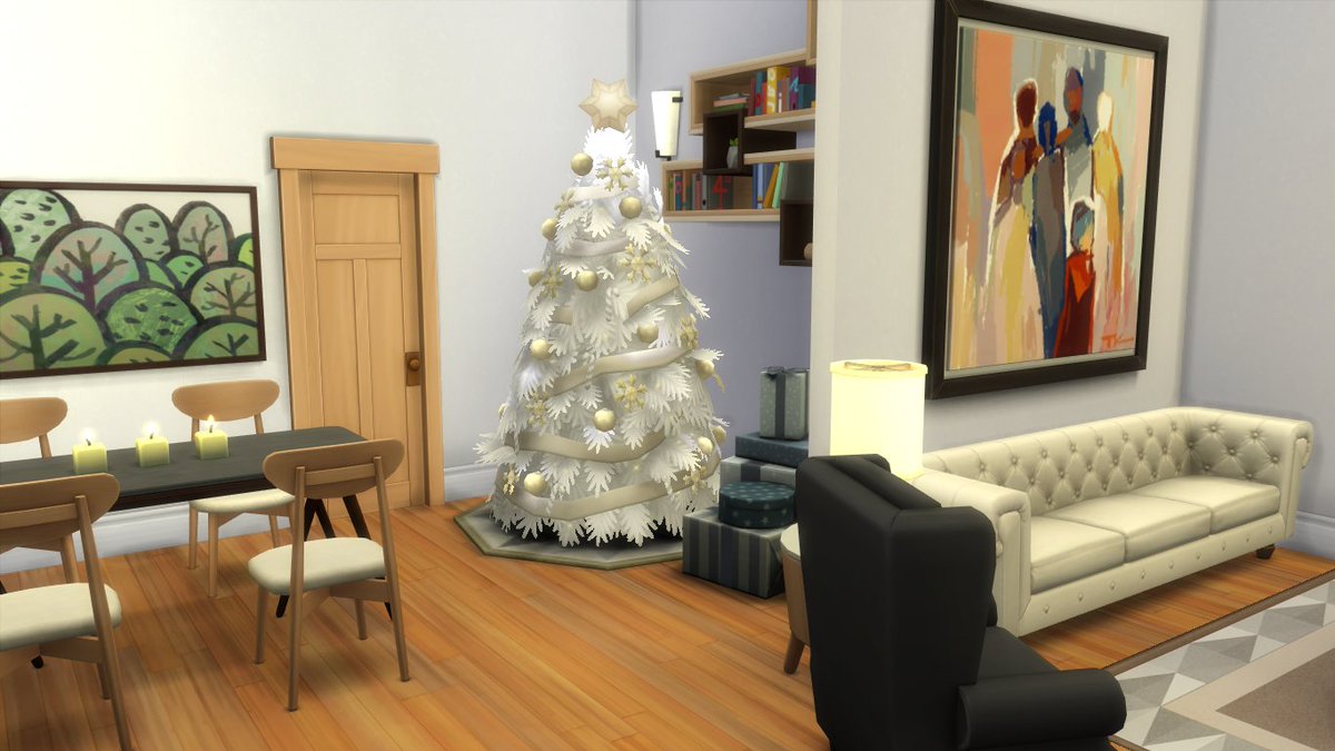 Danassims's tweet photo. 🤍✨SMALL CHRISTMAS APARTMENT ✨🤍

It's already Christmas season and your sims know it... So I decided to build a small Christmas apartment! 🎄

Speed Build: https://t.co/FQaj7oE66b

@TheSims #TheSims4 #ShowUsYourBuilds https://t.co/eGHe2PfZCZ