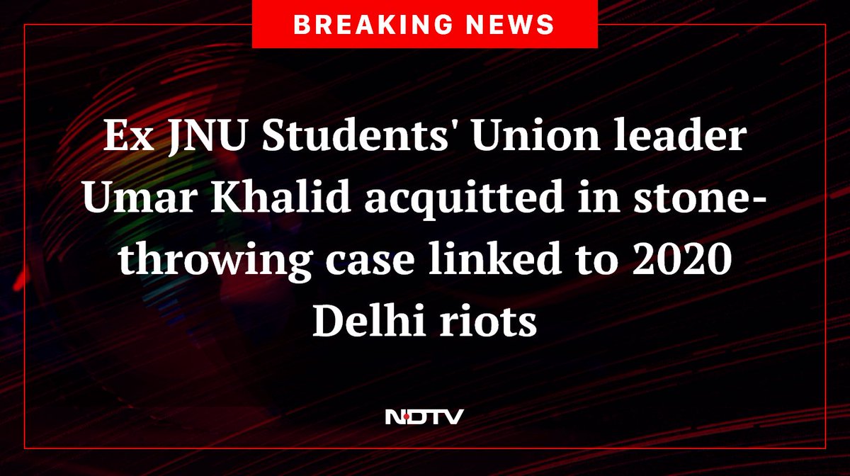 ndtv's tweet photo. #UmarKhalid https://t.co/FMmM4G6BKu