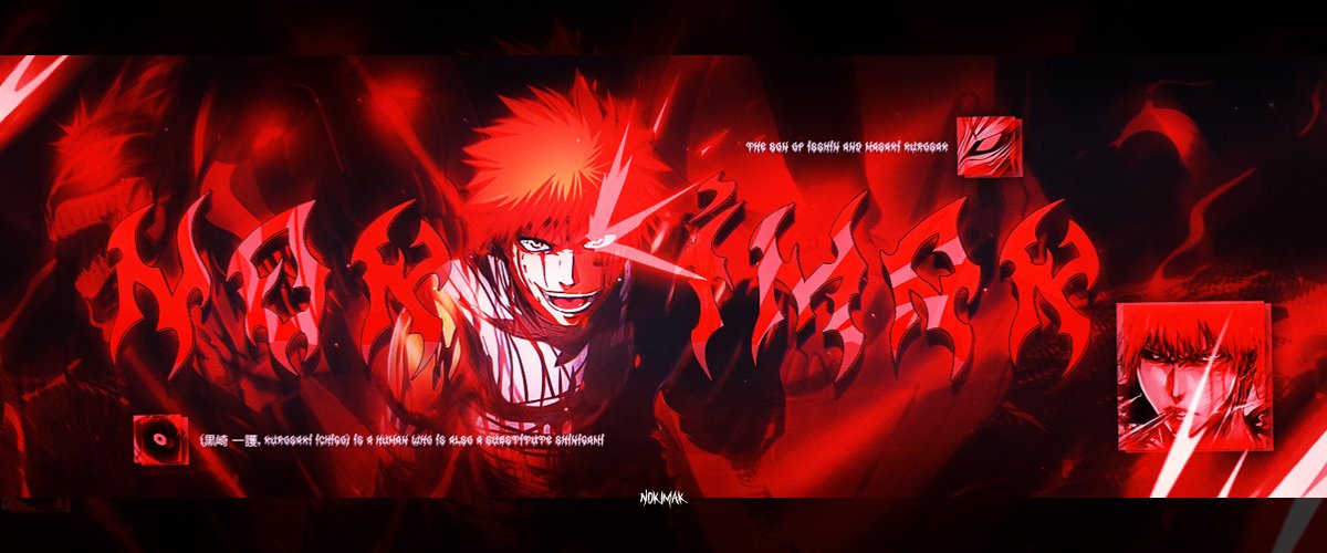 Nokimak's tweet photo. Header : #BLEACH 
Character : #IchigoKurosaki 
Drop a❤️! 🙏

#Header #Design #BLEACH_anime  #BLEACHTYBW https://t.co/y0SJu5HZiH