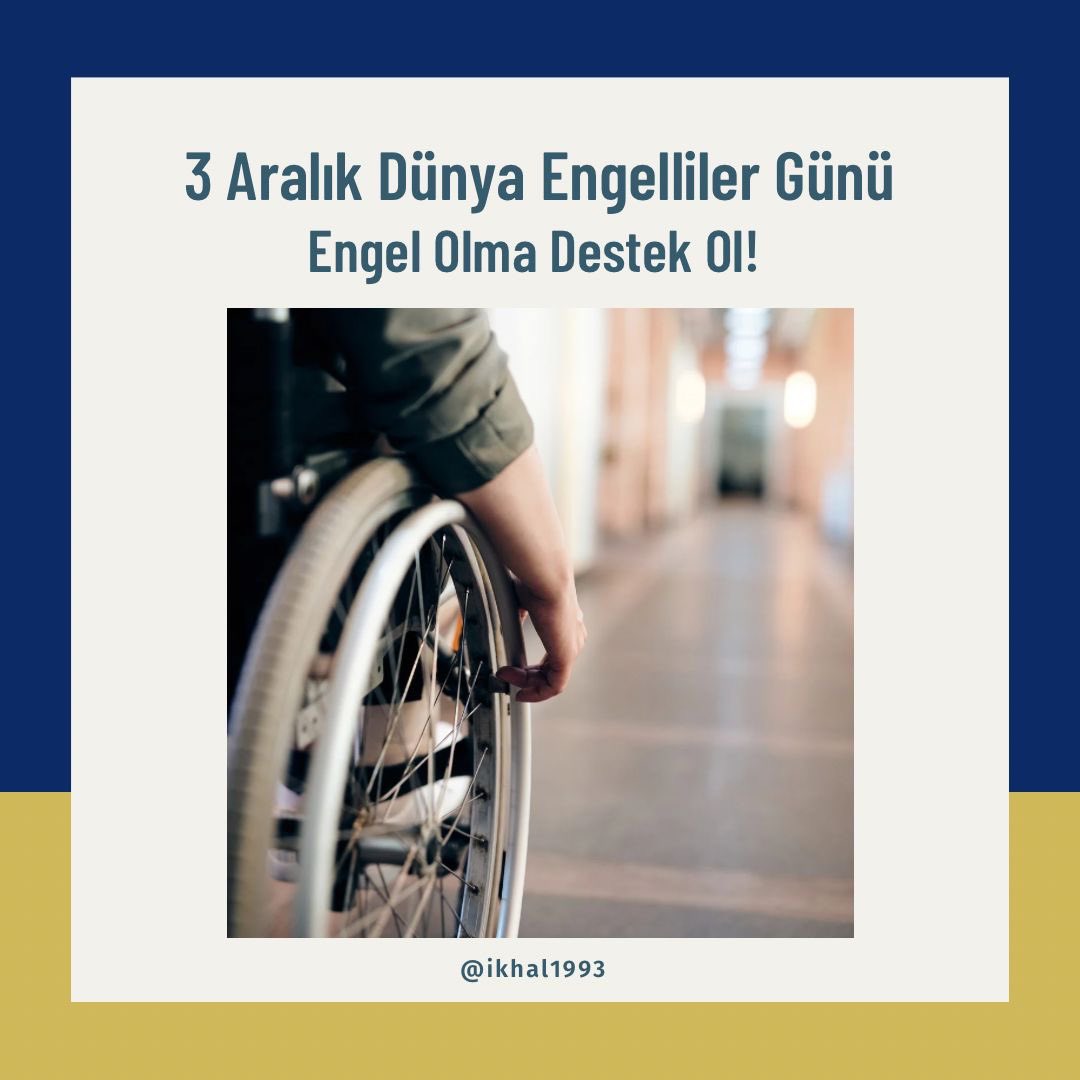 ikhal1993's tweet photo. #3Aralık #DünyaEngellilerGünü https://t.co/1gQd0useOk