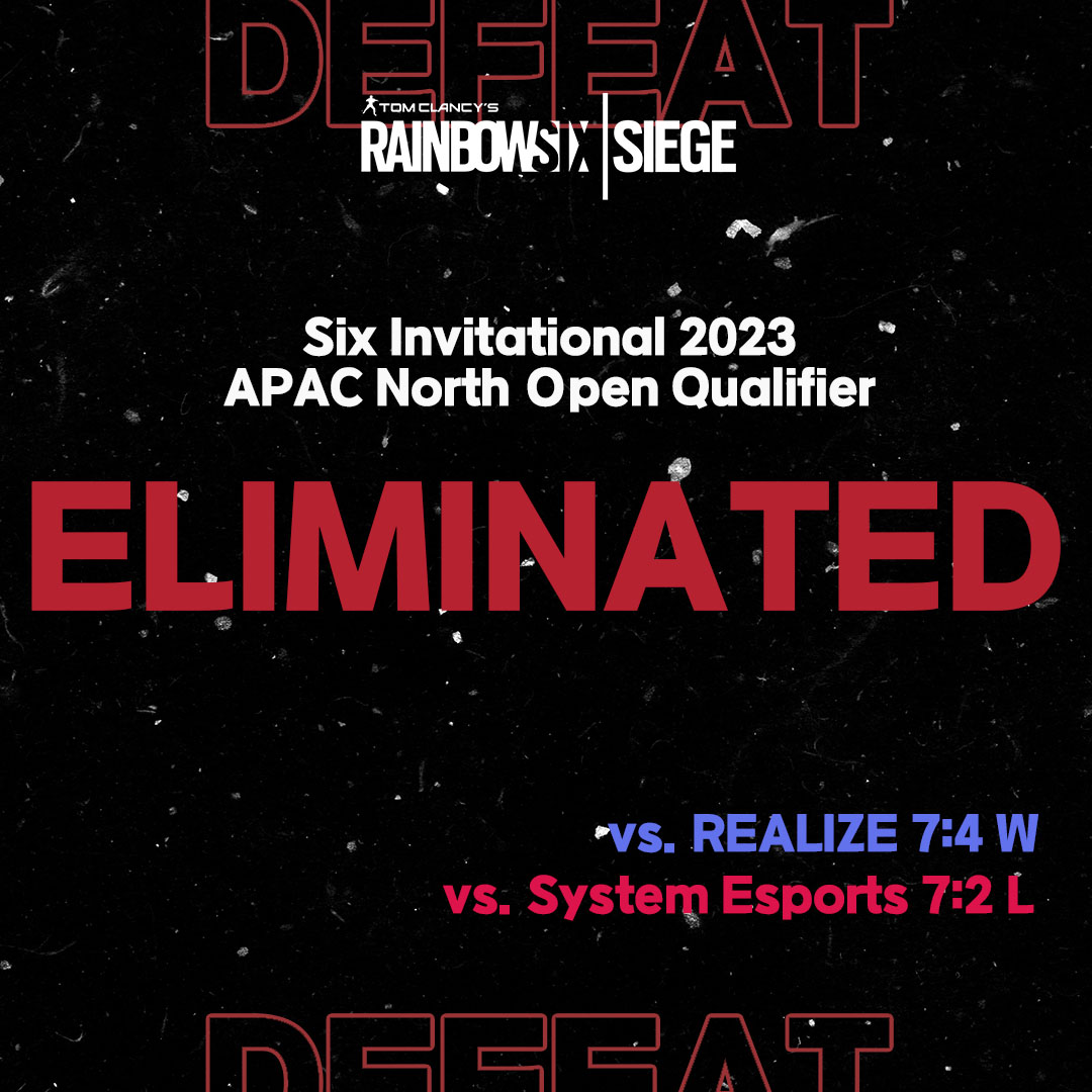 PrepEsports's tweet photo. 창단 �� 시즌을 마무리하는 Six Invitational 2023 APAC North 오픈 예선은 아쉽게도 3라운드에서 여정을 마무리하게 되었습니다.

여러분의 많은 응원에 감사드리며, 내년 시즌에 더 좋은 모습으로 돌아오겠습니다.

#Be_PREPed #R6S #SI2023 https://t.co/RPYf3JcRtM