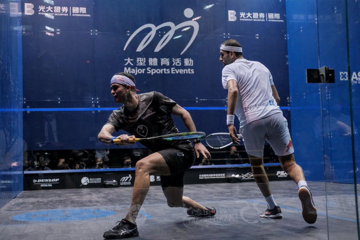 HKsquash's tweet photo. Another five setter and it's @diegoelias96 in the final !!!

[2] Diego Elias (Per) 3-2 [3] Mohamed ElShorbagy (Eng)  7-11, 11-3, 6-11, 11-5, 11-7 (67m) https://t.co/TyopSSsM6y