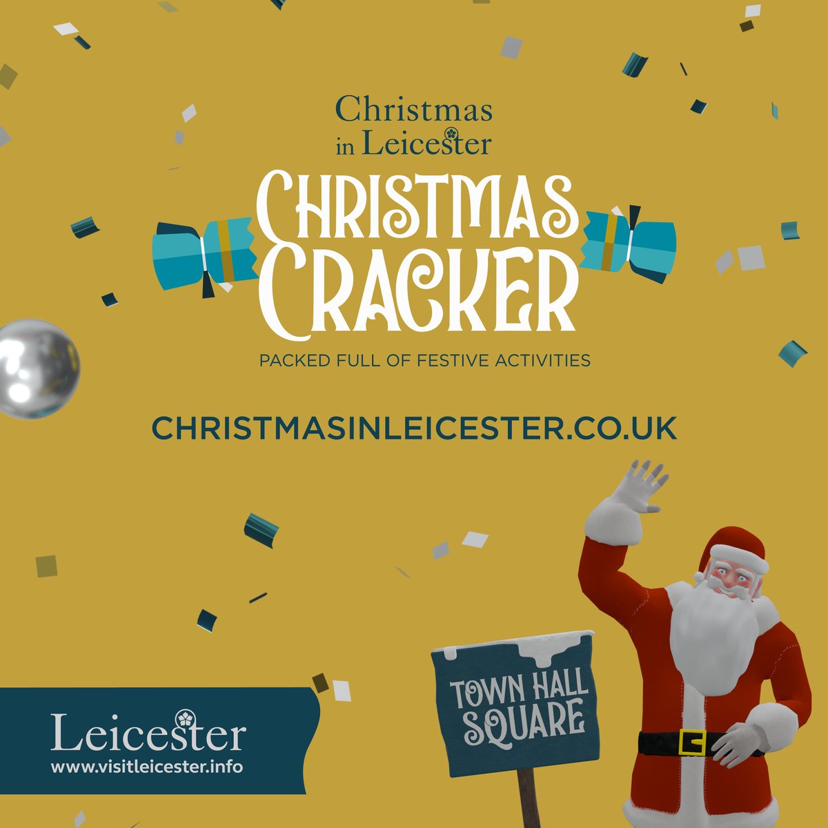 From today #Santa will be in his grotto in Town Hall Square up until the 23 December. It's totally free, so just drop by to meet the big man and his elf! 

All your #christmasinleicester info here ow.ly/RhEh50LI6Pf

#visitleicester #leicester #christmas #xmas #santasgrotto