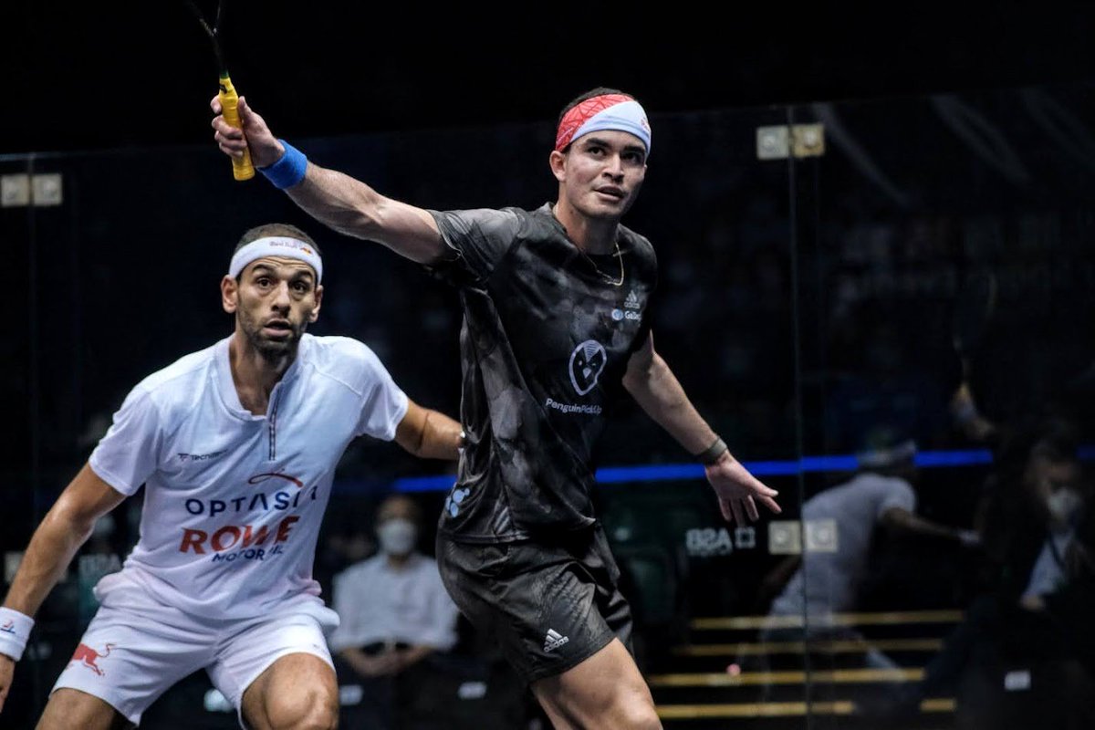 Another five setter and it's <a href="/diegoelias96/">Diego Elías</a> in the final !!!

[2] Diego Elias (Per) 3-2 [3] Mohamed ElShorbagy (Eng)  7-11, 11-3, 6-11, 11-5, 11-7 (67m)