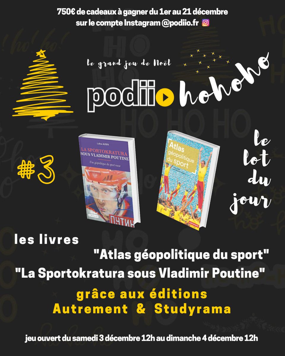 podiio_'s tweet image. A gagner sur notre compte Instagram avant dimanche 12h 🎁

Les 2 livres de @LukasAubin (que vous aviez pu entendre dans "Podiio Tous Terrains") 📖

Par ici 👉 instagram.com/p/CltA0TUr2XD/…

🎅 Tout au long du mois de décembre, 750€ de cadeaux à gagner avec Podiiohohoho : suivez-nous !