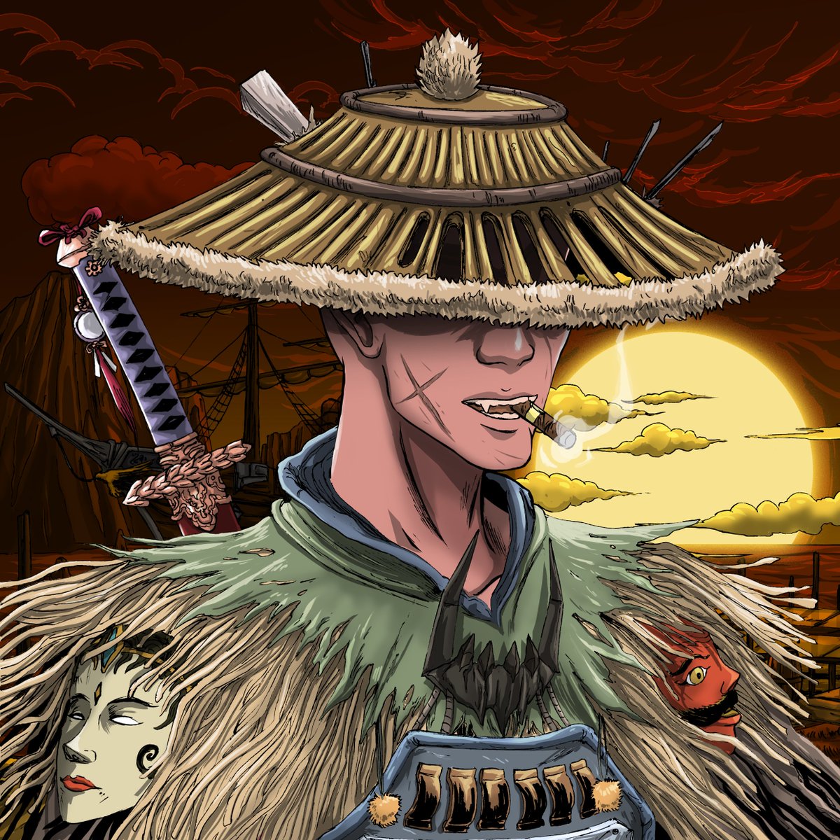 24/7 RONIN. 🩸

ENGAGE - 3 Club Passes. 

Announcement in discord coming soon. 

🔱 #CNFT #TCCDailyPeeks 🔱