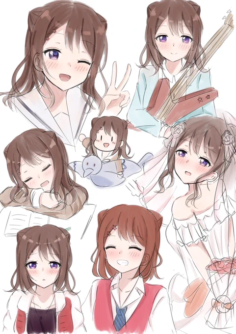 戸山香澄つめあわせrkgk 