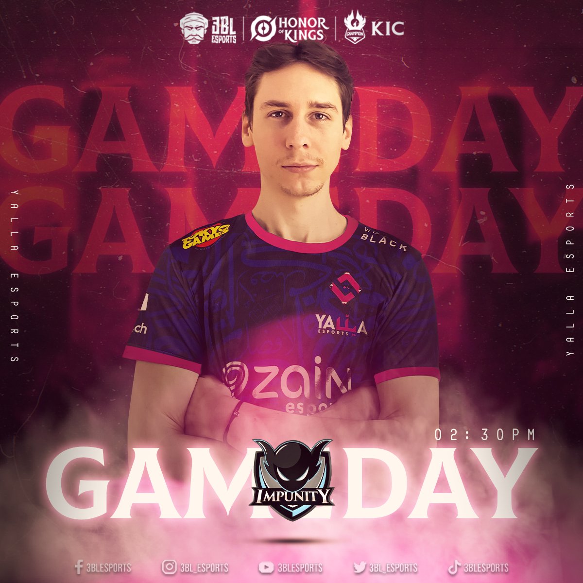 3bl_esports's tweet photo. -اليوم اول مواجهات فريق @YaLLaEsports في بطولة @HoKArabia العالمية
-الجيم هيكون في تمام الساعة 2:30 ظهراً
الجيم هيكون ستريم علي قناة تويتش 📺https://t.co/jv4euRdBUQ📺
#3BL #YallaWin #HonorOfKings #KIC2022 https://t.co/KjRo8nTs1k