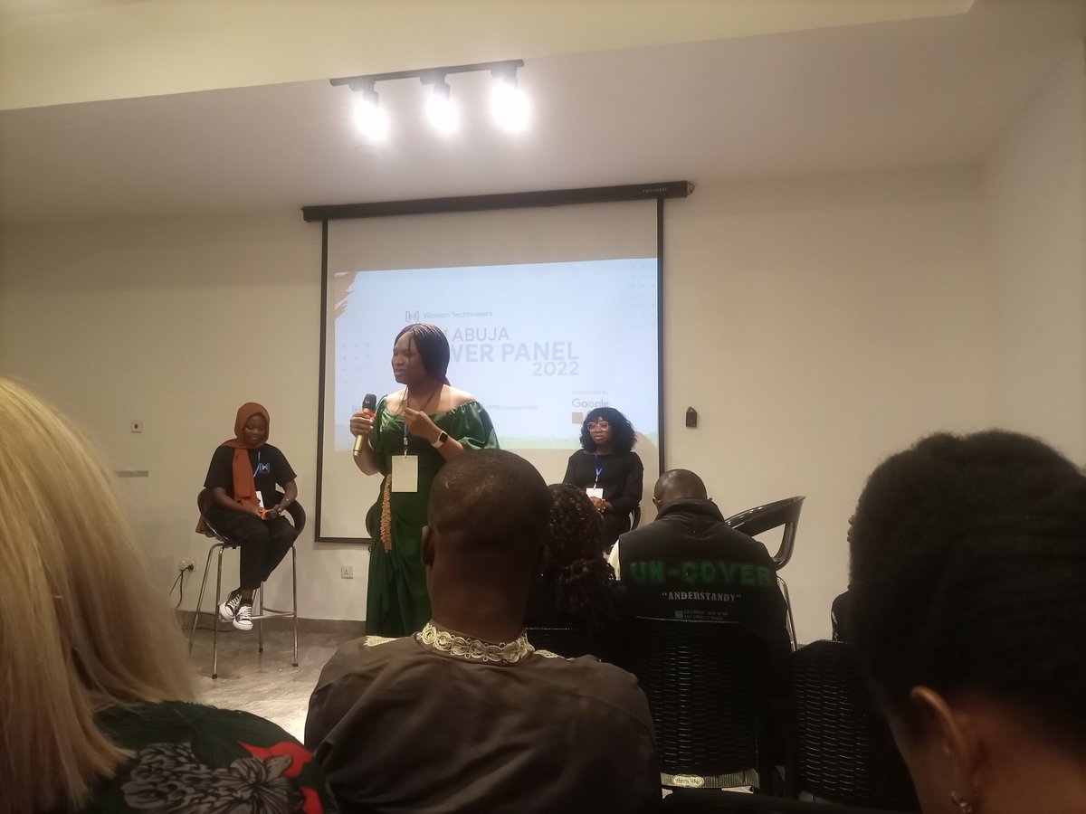 teqessie's tweet photo. Having the conversations; How did you get into tech?

@elohho
@wtmabuja 
@WTMMpape 
#wtmpowerpanelabuja22
#SSAPowerPanel
#SSAWTM https://t.co/YkkVXIvxSd