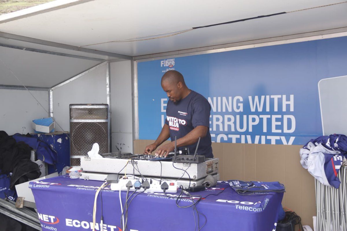 econetlesotho's tweet photo. Our #SwitchToBlue campaign was in Mants’onyane yesterday! Here are some highlights from the day and our winners who won their share of M2 Million in prizes 🙌🏾 https://t.co/JV152FhT7w