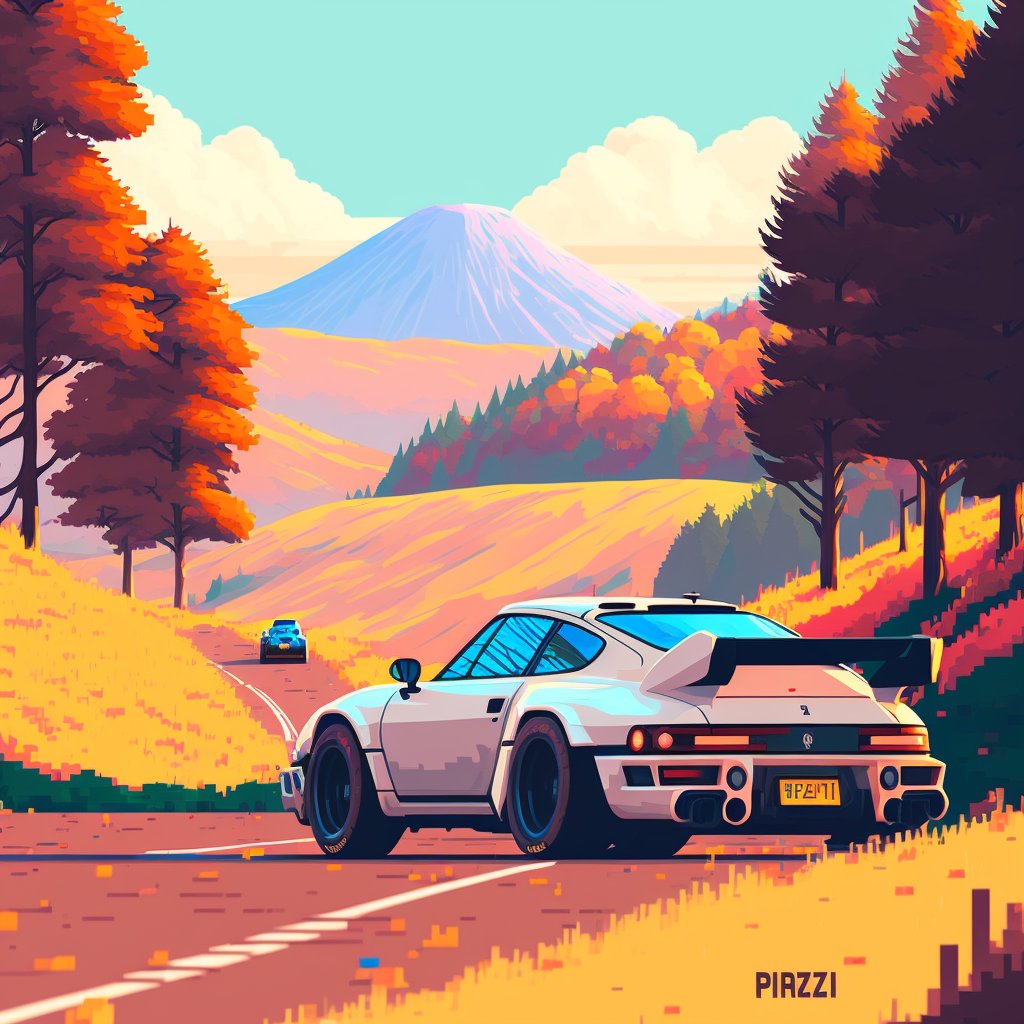 RedrockVP's tweet photo. What if Forza Horizon was a pixel art game?

Made with @midjourney

#ForzaHorizon4 #ForzaHorizon5 #PixelArt #midjourneyV4 https://t.co/6yEVLLbNZ1