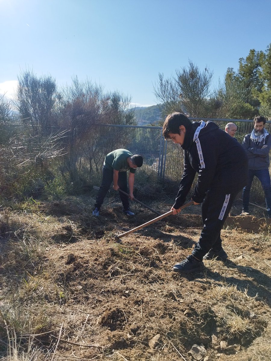 InsGabriela's tweet photo. L'alumnat de 3rC està iniciant el projecte "Bassa".
Ja han escollit el lloc i ja comencen les tasques d'acondicionament de la zona. En breu veurem les primeres millores!
#somgabriela #3rC #projecteBassa #acondicionament https://t.co/TaHQbOfuLH