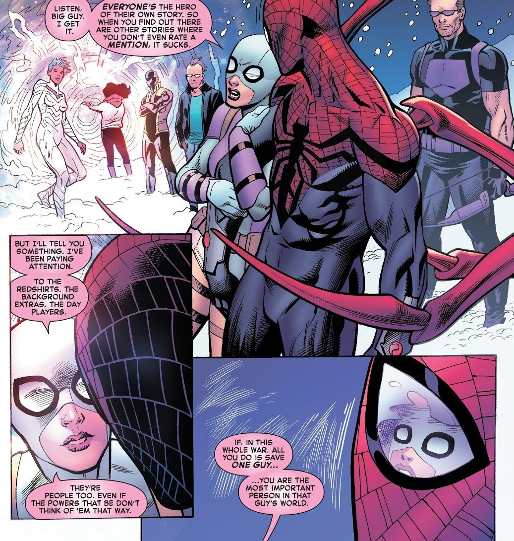 RT @ComicGirlAshley: This is actually a really fantastic line from Gwenpoole! Especially to Superior Spider-Man! https://t.co/kDkQ0GY1hS