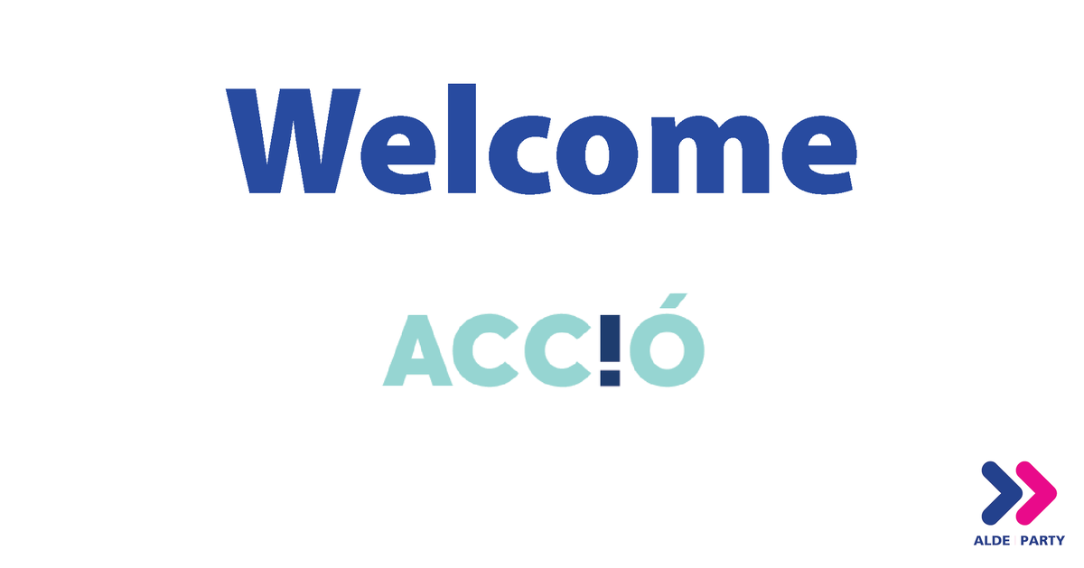 🇦🇩 <a href="/Som_Accio/">ACC!Ó</a> from #Andorra has just been accepted by majority as a new affiliate member of #ALDEParty!