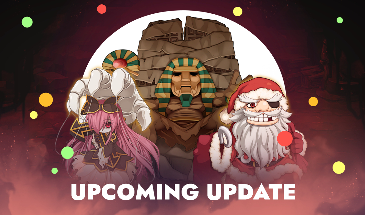 At the end of December, the next major update «Triple Trouble» is going to be installed.
It will include several locations at once:

— Horror Toy Factory;
— Two levels of Nightmare Pyramids;
— Undersea Tunnel (6 floor).

More details will be posted soon!
eu.4gameforum.com/threads/691303/