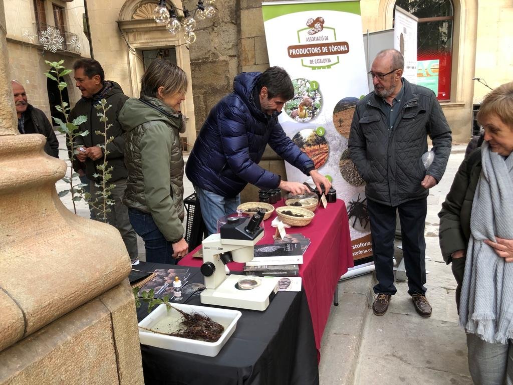 ctforestal's tweet photo. Avui som a la Fira del Tió de #Solsona, amb l'Associació de Productors de #tòfona de Catalunya, #PROTOCAT. Ens trobareu a la Plaça Major. @CCSolsones , #pect #biomarkets https://t.co/fi7BDfTmCs