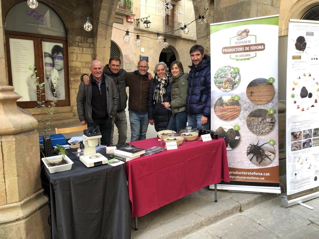 Avui som a la Fira del Tió de #Solsona, amb l'Associació de Productors de #tòfona de Catalunya, #PROTOCAT. Ens trobareu a la Plaça Major. @CCSolsones , #pect #biomarkets