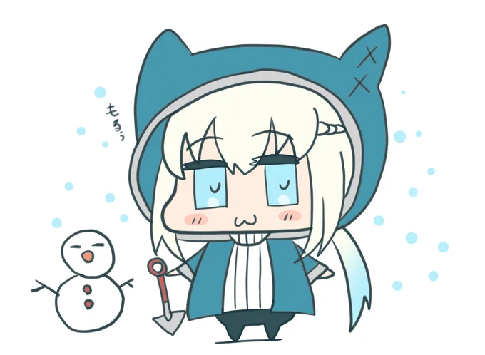#FGO#もるがんちゃん冬スタイルもるがんちゃん。 