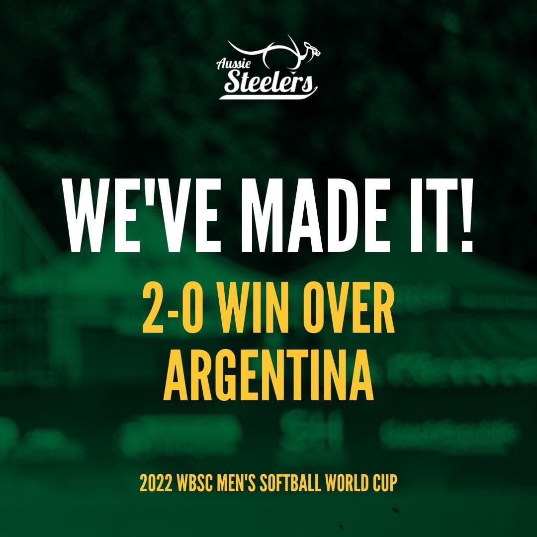 SoftballOz's tweet photo. Hey @AlboMP 👋

The Australian Men’s team, the Aussie Steelers are in the World Cup Final! 

We just beat Argentina tonight.  I am sure you said in Parliament that there will be a national public holiday if we win right? https://t.co/D4z5zOGv78