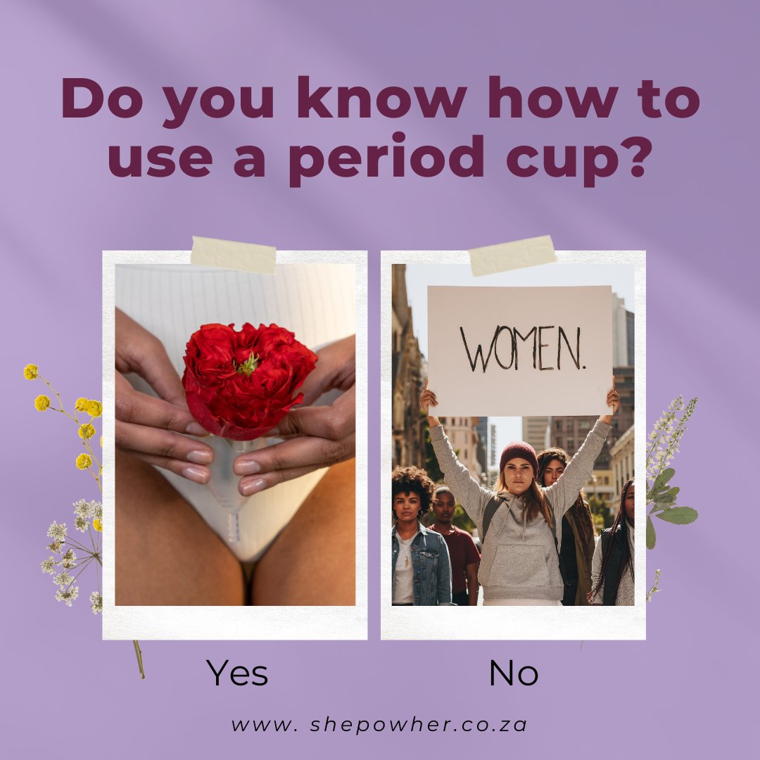 Do you know how to use a period cup?    

#ShePowHer #empowerher #womanempowerment
