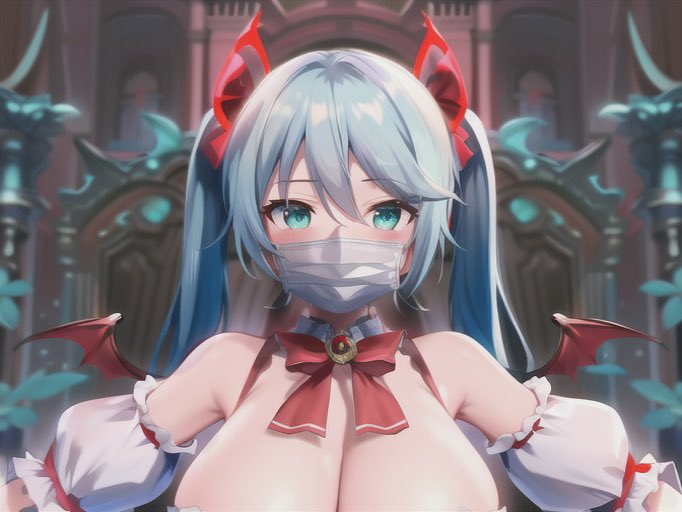 むちミク作品AIイラスト化してみたけどやっぱりジト目が消えるなぁ…綺麗だけども 