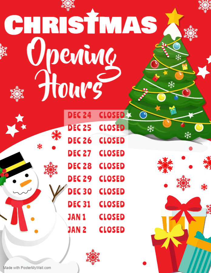 dukesparkauto's tweet photo. Dukes Park Automotive Ltd. Christmas opening times.

We still have availability for all your vehicles Servicing. Repair and Diagnosis needs before Christmas.
Contact our service team 01245 467432 https://t.co/iowtUoNEAN